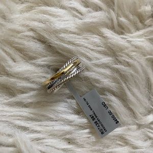 David Yurman crossover ring small